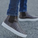 Kahverengi Kroko Chelsea Boot