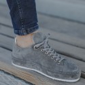 Gri Süet Sneakers Eva Tabanlı