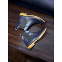 Lacivert Deri Chelsea Boot 