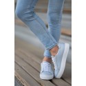 Bebek Mavisi Sneakers Ortopedik Tabanlı Ewa