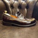 Bordo Kroko Loafer 